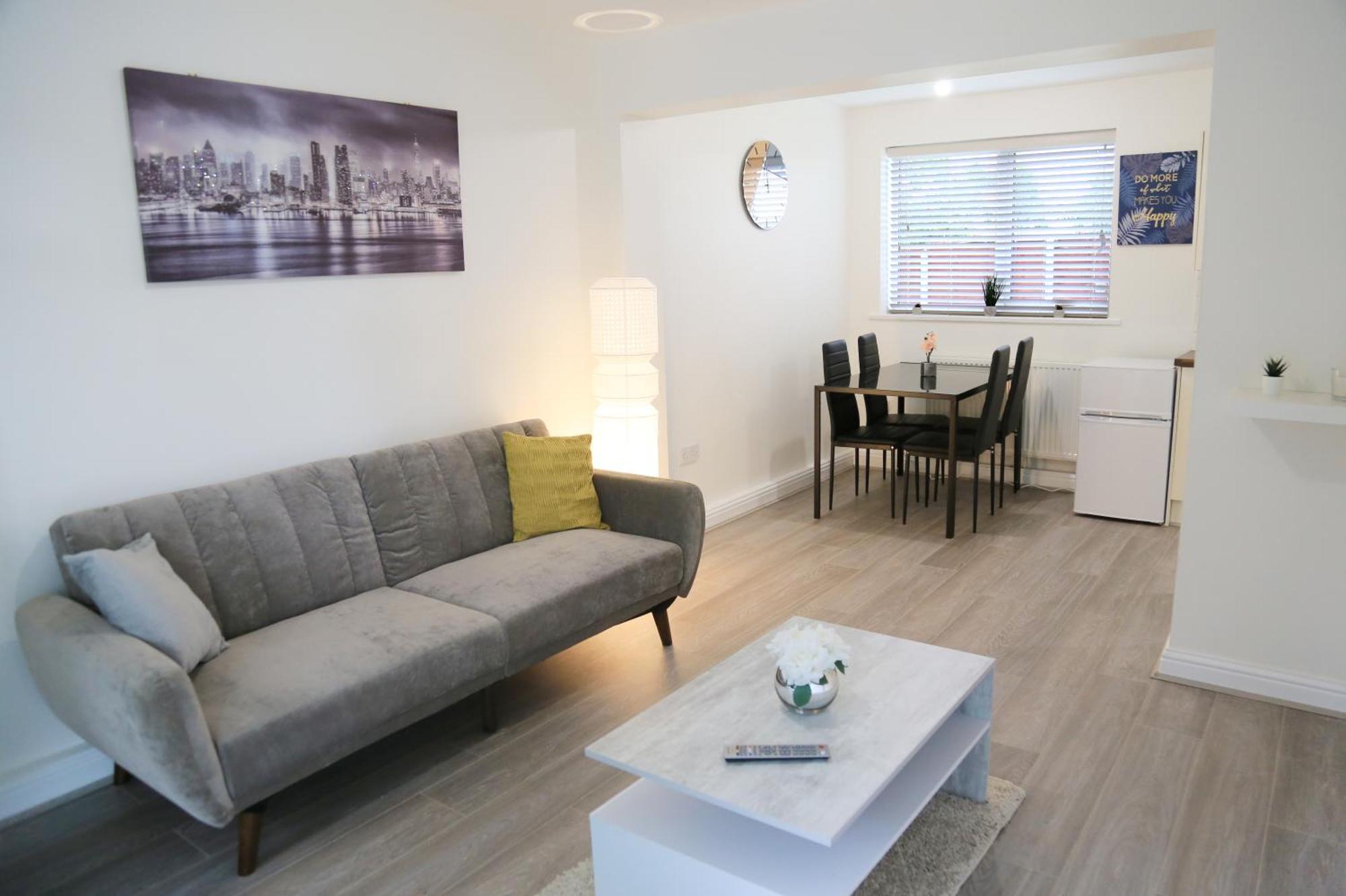Gorgeous Ground Floor Apartment + Free Parking Манчестер Екстер'єр фото